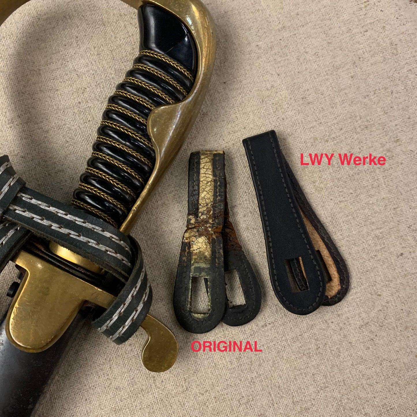 Finger loop for Officer saber