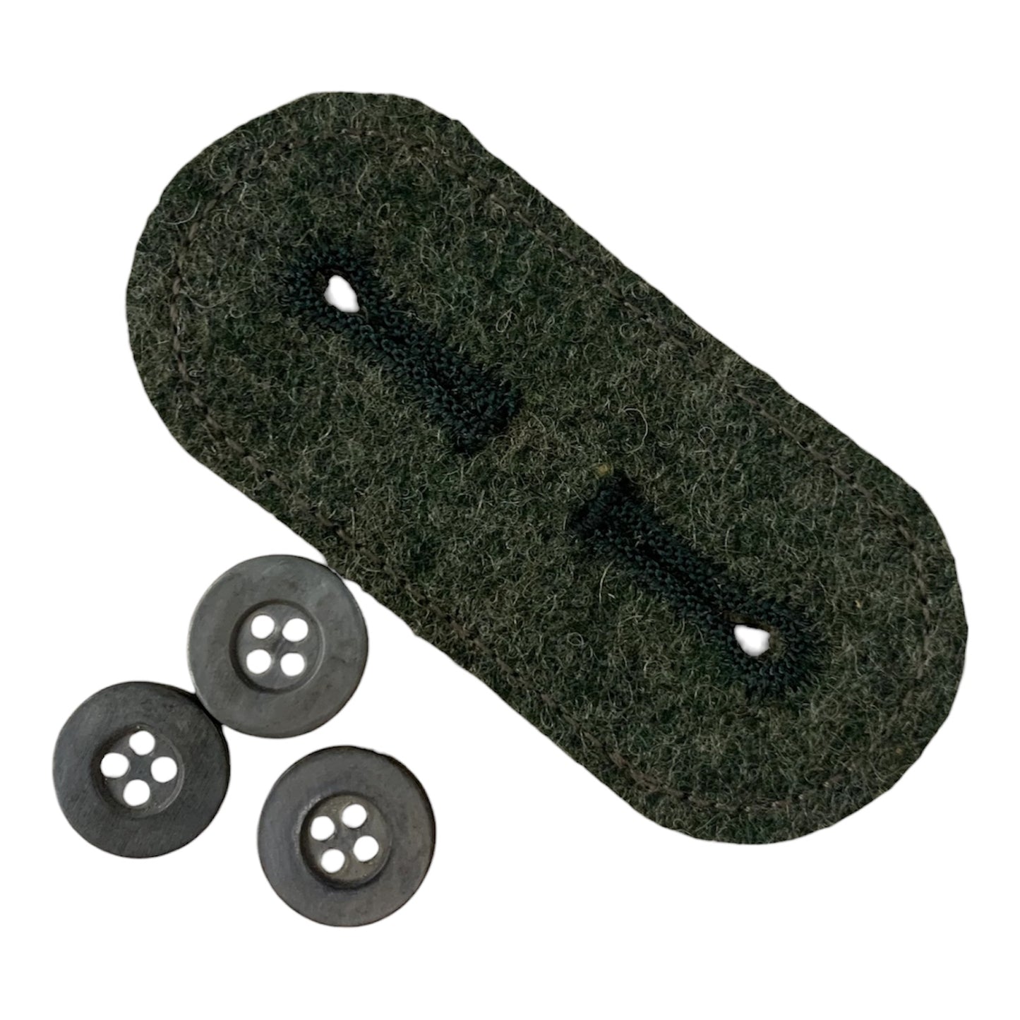 Collar attachment tab for GJ tunic