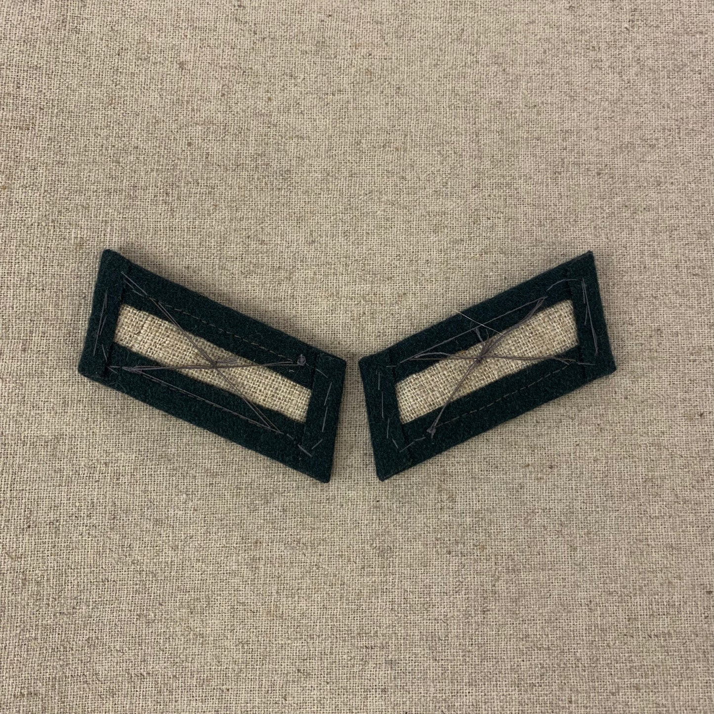 Pre/early war collar tabs