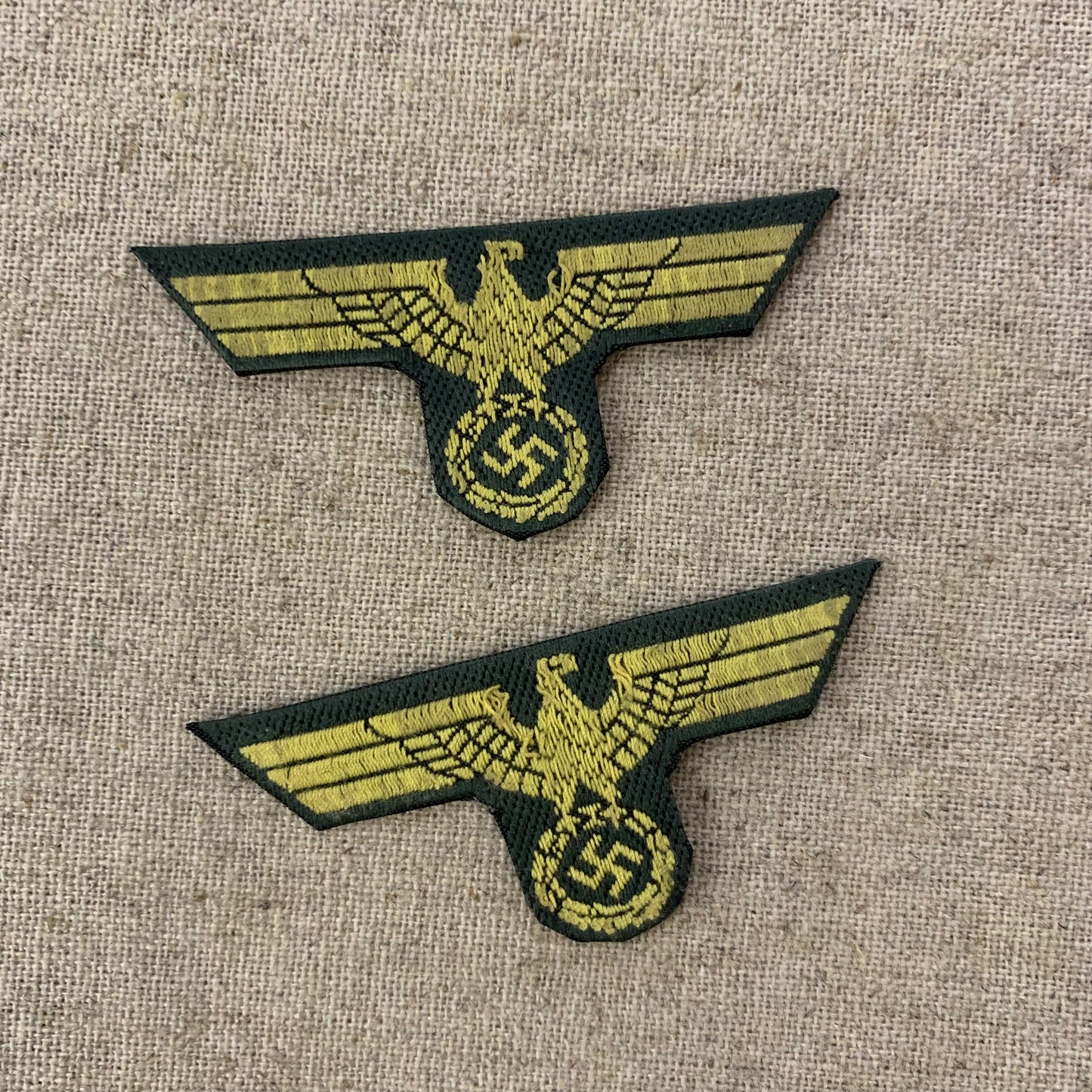 Coastal artillery EM/NCO cap eagle