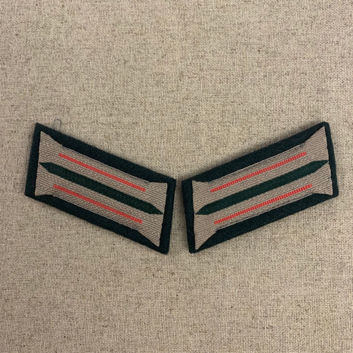 Pre/early war collar tabs