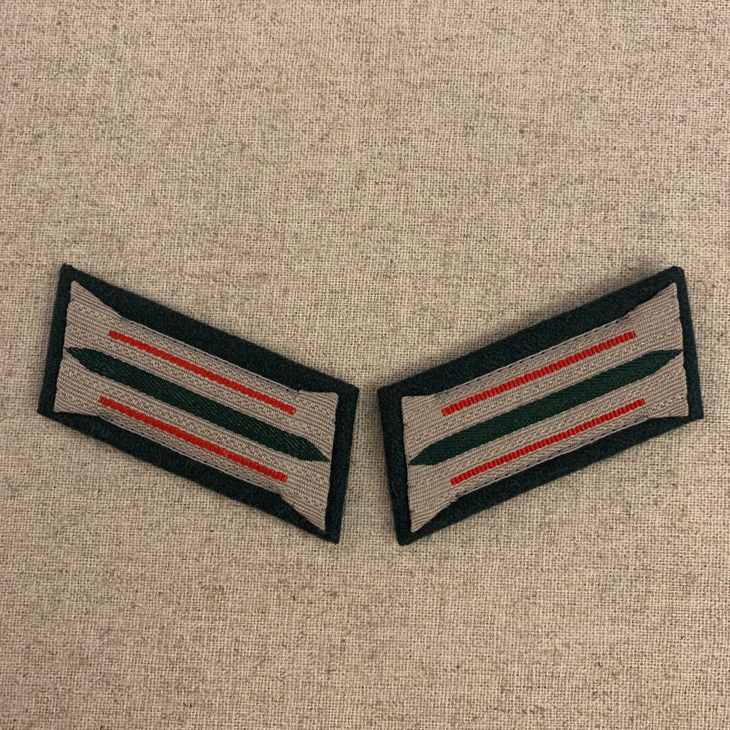 Pre/early war collar tabs